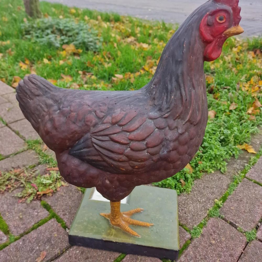 Antiques school model of chicken 