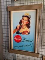Coca-Cola lijst met poster
