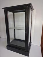 Eiken  toonbank vitrine 