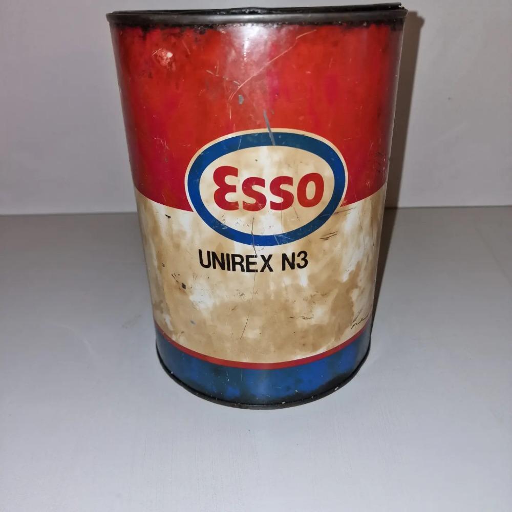 Esso oil grease can