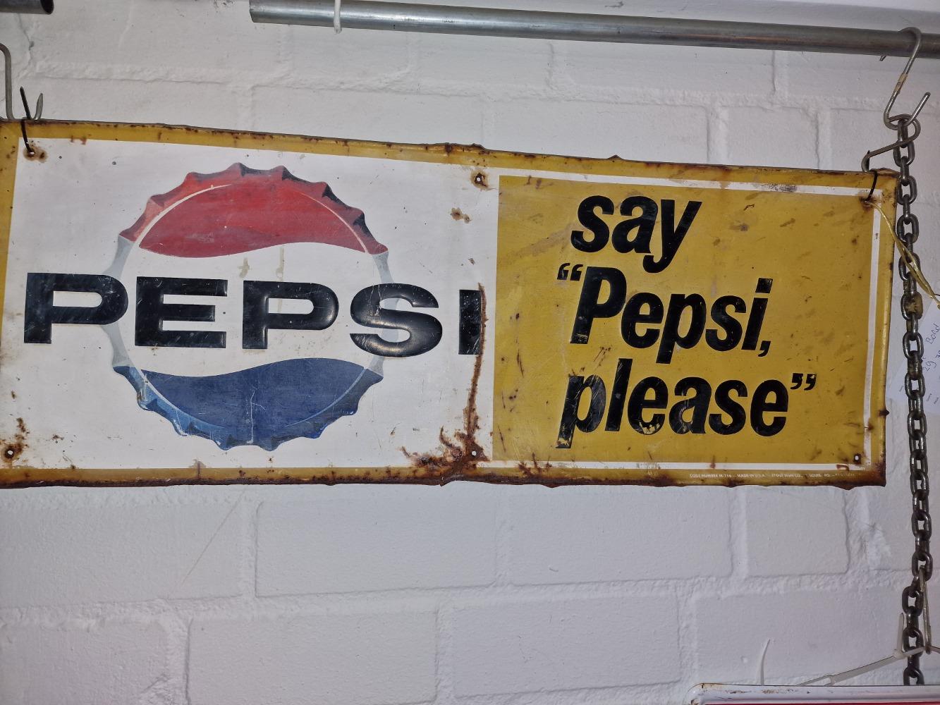 Pepsi  1963 tin 